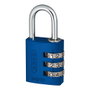 ABUS Candado de combinación de 3 dígitos 145/30 Azul 31.5 mm