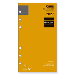 Finocam Recambio de Agenda Anual 2027 Classic 609 94x171 mm