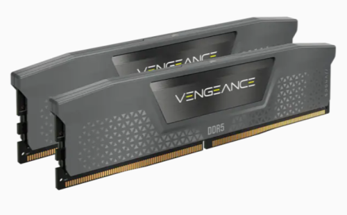 Corsair Memoria RAM DDR5 64GB (2x32GB) 5200MHz CL40 Vengeance CMK64GX5M2B5200Z40 Gris