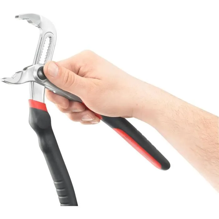 Facom Abrazadera Multiusos con Recorrido Ajustable, Cortador de Hilo Integrado y Patillas Ergonómicas