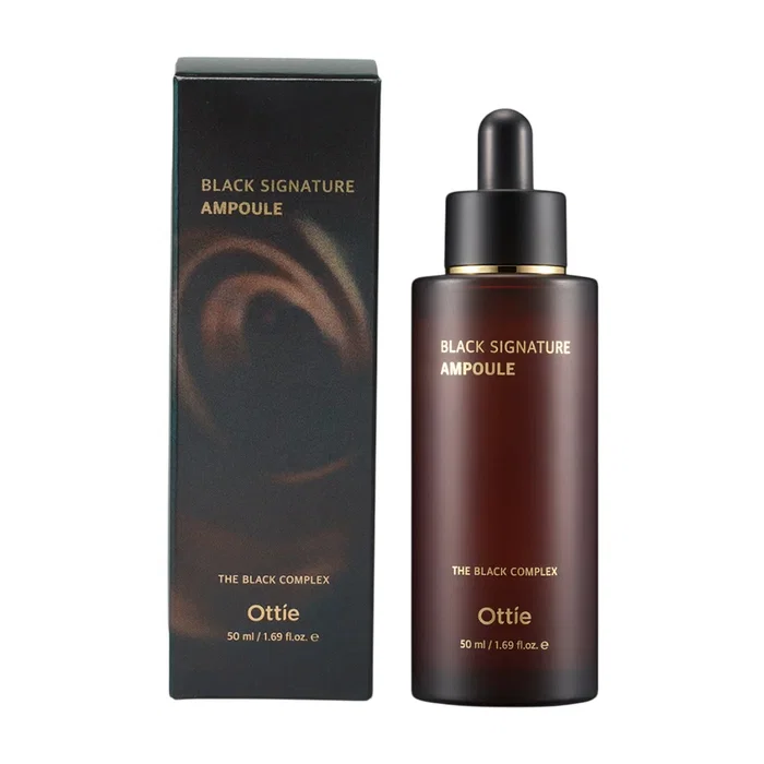 Ottie Black Line Snail Mucin Suero Hidratante y Regenerador 50 ml