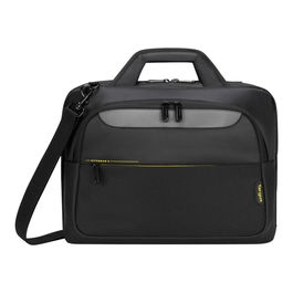 Targus City Gear 3 Topload Maletín para portátil hasta 15.6", Negro, Poliéster y Poliuretano