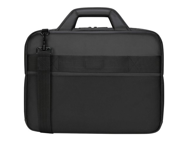 Targus City Gear 3 Topload Maletín para portátil hasta 15.6", Negro, Poliéster y Poliuretano