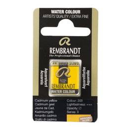 Rembrandt Acuarela Pastilla Amarillo Cadmio 209