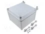 FIBOX SOLID Carcasa Universal con Bisagras Gris