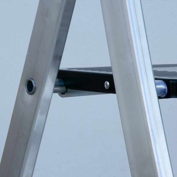 SIFER Escalera Expert Pro de Aluminio con 8 Peldaños de 12 cm