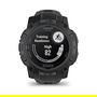 Garmin Instinct® 3 Solar Tactical Edition - Reloj Inteligente GPS, 50 mm, Pantalla AMOLED Táctil, Energía Solar, 40 Días Batería, Negro, Unisex