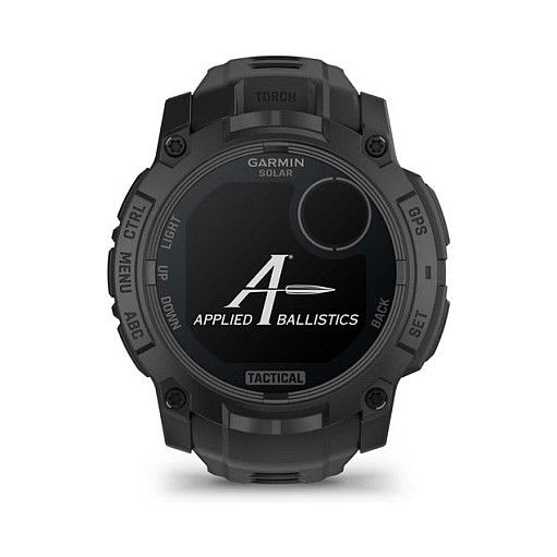 Garmin Instinct® 3 Solar Tactical Edition - Reloj Inteligente GPS, 50 mm, Pantalla AMOLED Táctil, Energía Solar, 40 Días Batería, Negro, Unisex