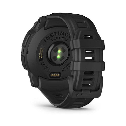 Garmin Instinct® 3 Solar Tactical Edition - Reloj Inteligente GPS, 50 mm, Pantalla AMOLED Táctil, Energía Solar, 40 Días Batería, Negro, Unisex