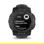 Garmin Instinct® 3 Solar Tactical Edition - Reloj Inteligente GPS, 50 mm, Pantalla AMOLED Táctil, Energía Solar, 40 Días Batería, Negro, Unisex