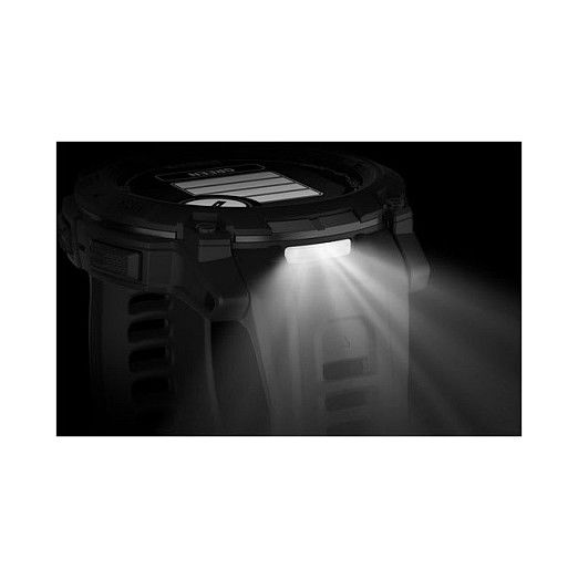 Garmin Instinct® 3 Solar Tactical Edition - Reloj Inteligente GPS, 50 mm, Pantalla AMOLED Táctil, Energía Solar, 40 Días Batería, Negro, Unisex