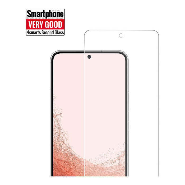 4smarts 540985 Protector de Pantalla Second Glass para Samsung Galaxy S24+, Cristal Templado, Anti-Golpes, Anti-Rayones, Transparente