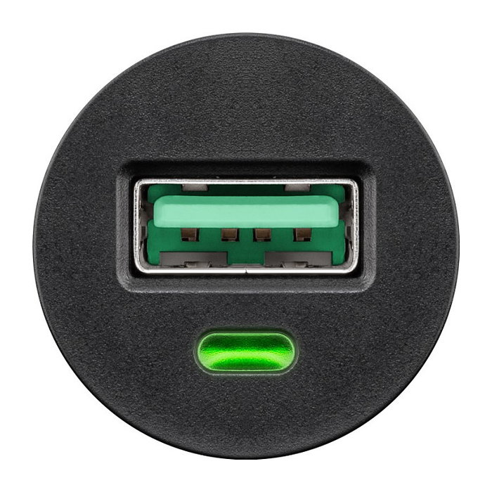 Goobay KFZ-Ladeadapter 18W negro