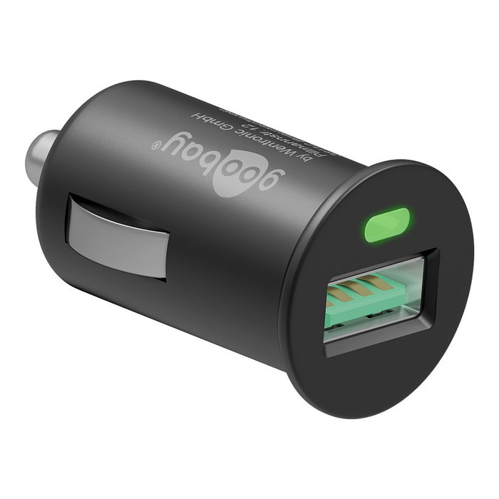 Goobay KFZ-Ladeadapter 18W negro