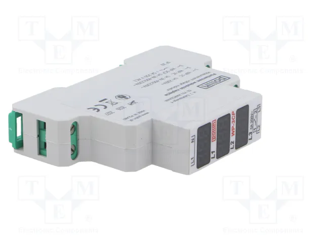 POLLIN WP-3CP Relé de monitorización de tensión trifásico 3 x 400V AC