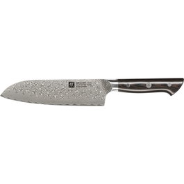 Zwilling TANREI Santoku 18 cm con hoja de Damasco y mango de madera