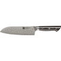 Zwilling TANREI Santoku 18 cm con hoja de Damasco y mango de madera