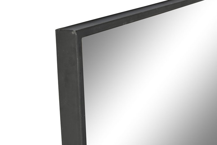 DKD Home Decor Espejo de Hierro y Cristal Negro 70x4x200 cm
