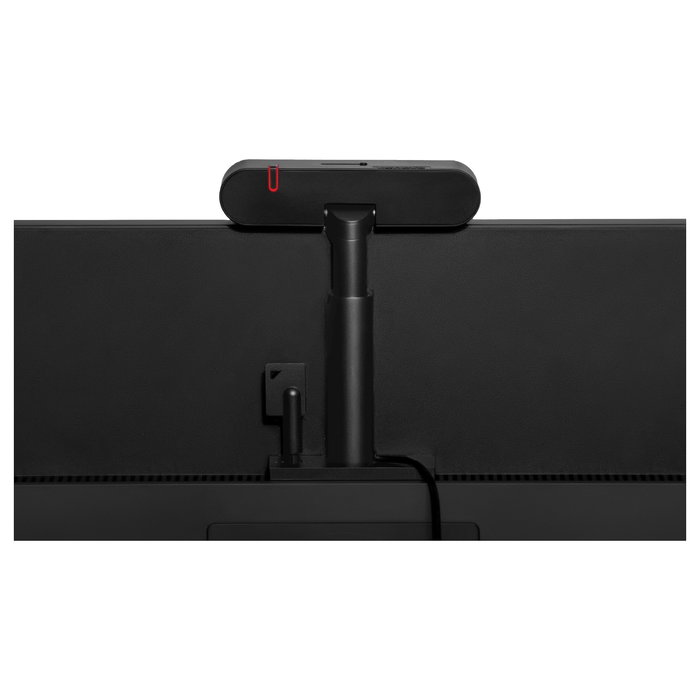 Lenovo ThinkVision MC50 Cámara Web Full HD 1080p con Tapa de Obturador y Micrófonos Duales, USB 2.0, Negro, Soporte de Clip - Modelo 1920x1080