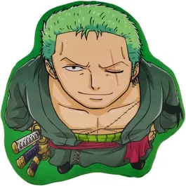 One Piece Cojín 3D Roronoa Zoro Microfibra 40 cm