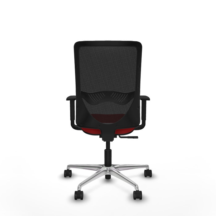 PIQUERAS Y CRESPO Silla de oficina Zulema con mecanismo Sincro, Rojo y Negro PIQUERAS Y CRESPO Silla de oficina Zulema con mecanismo Sincro, Rojo y Negro