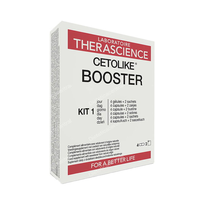 THERASCIENCE CETOLIKE BOOSTER KIT 2 sobres + 4 cápsulas THERASCIENCE CETOLIKE BOOSTER KIT 2 sobres + 4 cápsulas