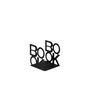 Aberto Design Sujetalibros 9 Negro, Elegante Sujetalibros Metálico Resistente para Estanterías Organizadas, Metal Negro 13.5x13x14cm