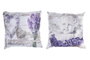 DKD Home Decor Cojín de Poliéster Lavanda 45x10x45 cm