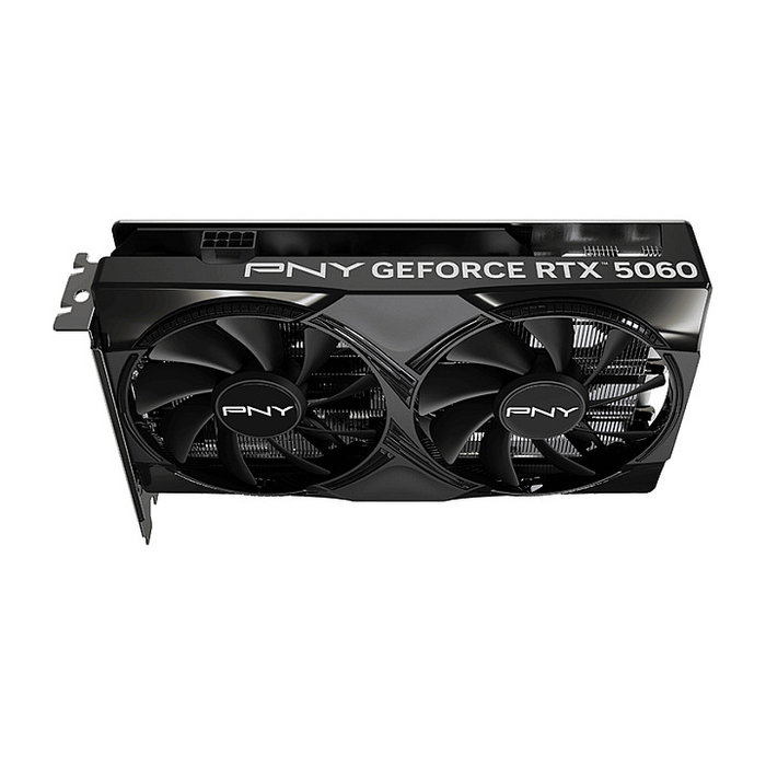 PNY Technologies GeForce RTX 5060 8GB GDDR7 OC Dual Fan Tarjeta Gráfica - 3840 Núcleos, PCIe 5.0, 7680 x 4320 Pixeles