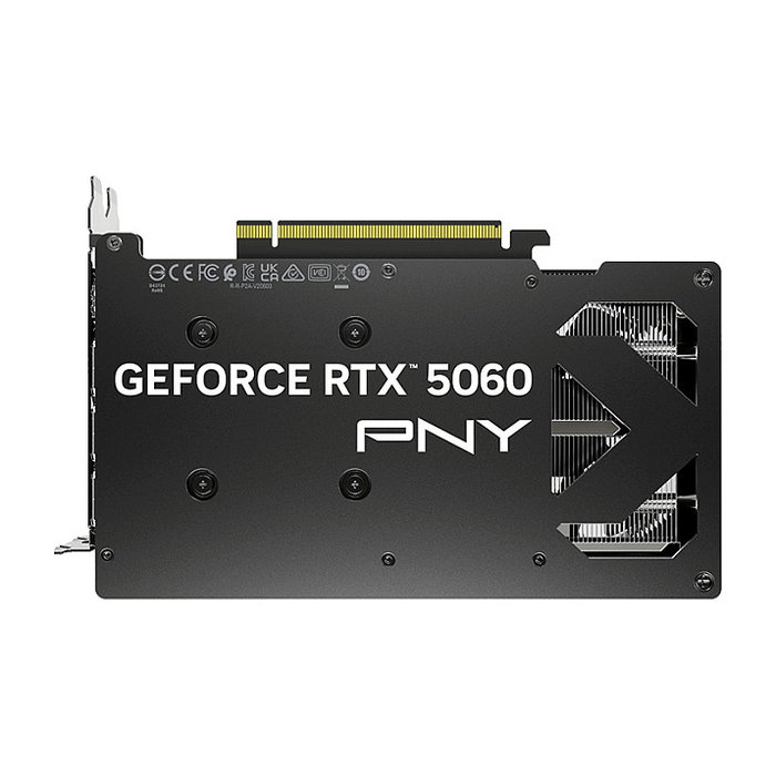 PNY Technologies GeForce RTX 5060 8GB GDDR7 OC Dual Fan Tarjeta Gráfica - 3840 Núcleos, PCIe 5.0, 7680 x 4320 Pixeles