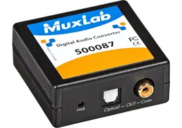 Muxlab Convertidor de Audio SPDIF a Toslink Óptico