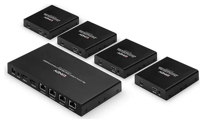 Lindy 38262 Extensor y Divisor HDMI 4K60 de 4 Puertos Cat.6 70m Lindy 38262 Extensor y Divisor HDMI 4K60 de 4 Puertos Cat.6 70m