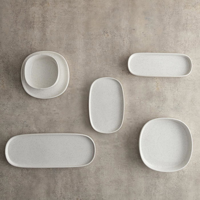Plato Porcelana Alumina Elite Bidasoa 16,5x16,5x1,7 cm (8 Unidades)