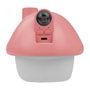 Mary´S Humidificador con luz LED RGB y proyector recargable modelo hongo rosa