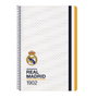 Safta Cuaderno Espiral Folio Real Madrid 1ª Equipación 23-24