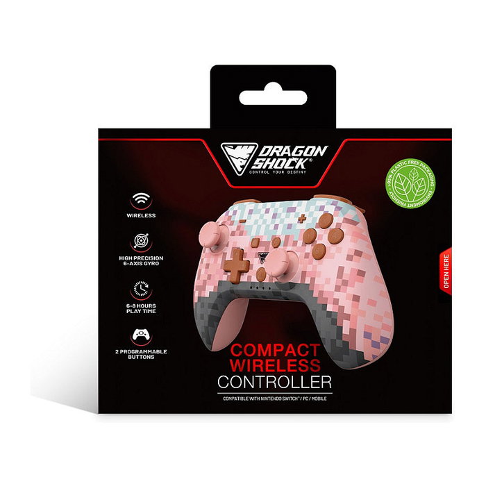 DragonShock PopTop Compact BT Wireless Controller Rosa