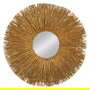 Espejo Fibra Natural Decoración 80 X 5 X 80 cm
