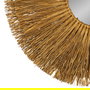 Espejo Fibra Natural Decoración 80 X 5 X 80 cm