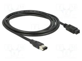 DeLOCK Kabel FireWire 9 Pin Stecker > 6 Pin Stecker 2 m