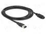 DeLOCK Kabel FireWire 9 Pin Stecker > 6 Pin Stecker 2 m
