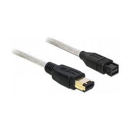 DeLOCK Cable FireWire B/A 2,0m Macho/Macho Gris