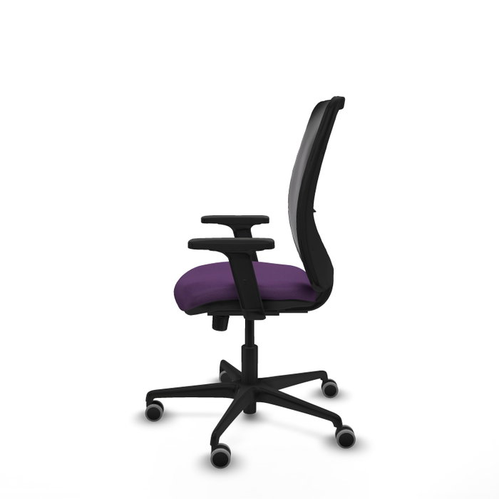PIQUERAS Y CRESPO Silla de oficina Zulema con Mecanismo Sincro, Morada y Negra PIQUERAS Y CRESPO Silla de oficina Zulema con Mecanismo Sincro, Morada y Negra
