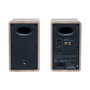 Edifier M60 Altavoces Bluetooth 2.0 66W, Rango 58-40000Hz, Negro/Madera, 4 Drivers, Conectividad Inalámbrica y Cable USB-C/Auxiliar