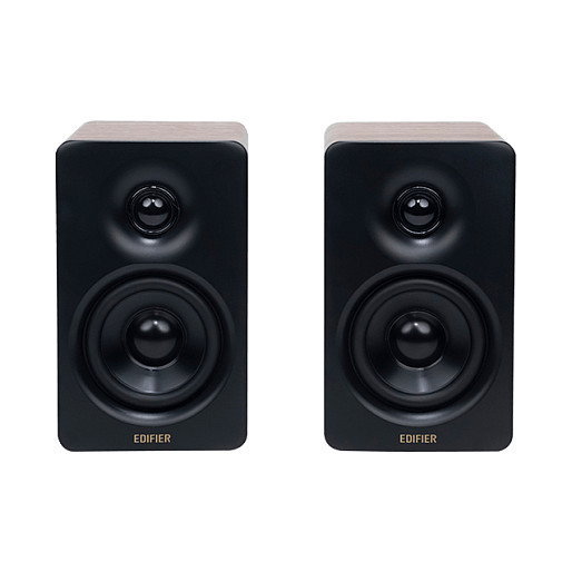 Edifier M60 Altavoces Bluetooth 2.0 66W, Rango 58-40000Hz, Negro/Madera, 4 Drivers, Conectividad Inalámbrica y Cable USB-C/Auxiliar