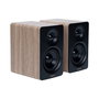 Edifier M60 Altavoces Bluetooth 2.0 66W, Rango 58-40000Hz, Negro/Madera, 4 Drivers, Conectividad Inalámbrica y Cable USB-C/Auxiliar