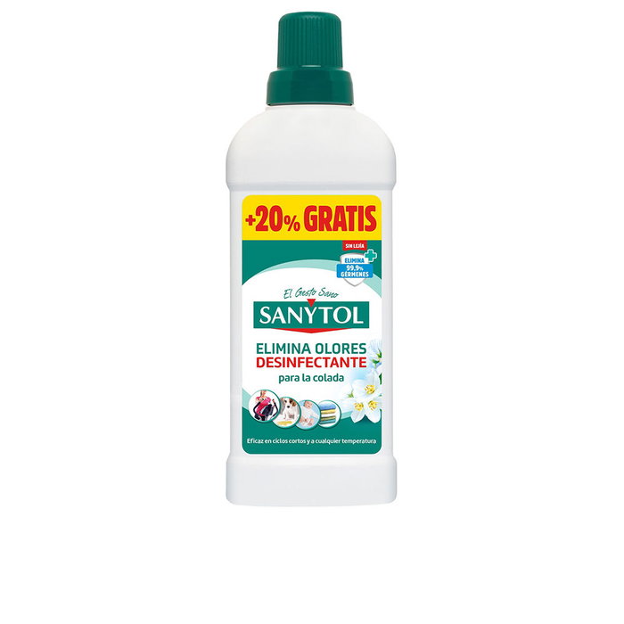 Sanytol Desinfectante Textil 600 ml, Elimina el 99.9% de Gérmenes y Neutraliza Olores para Toda tu Ropa Sanytol Desinfectante Textil 600 ml, Elimina el 99.9% de Gérmenes y Neutraliza Olores para Toda tu Ropa