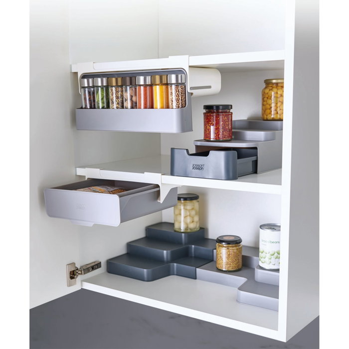 Joseph Joseph CupboardStore Under-Shelf Drawer Gris/Blanco Joseph Joseph CupboardStore Under-Shelf Drawer Gris/Blanco