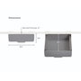Joseph Joseph CupboardStore Under-Shelf Drawer Gris/Blanco