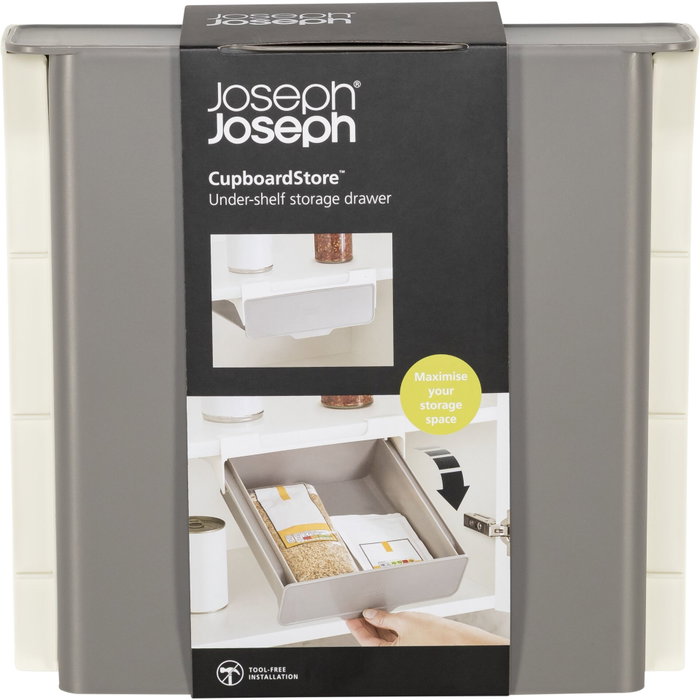 Joseph Joseph CupboardStore Under-Shelf Drawer Gris/Blanco Joseph Joseph CupboardStore Under-Shelf Drawer Gris/Blanco