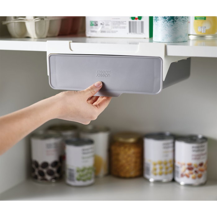 Joseph Joseph CupboardStore Under-Shelf Drawer Gris/Blanco Joseph Joseph CupboardStore Under-Shelf Drawer Gris/Blanco